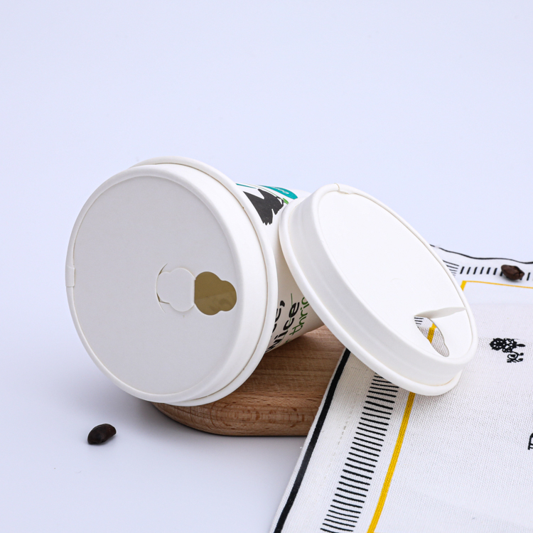 Customized logo 90mm paper coffee cup lids