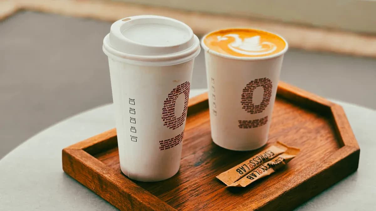 How to Select Custom Biodegradable Paper Cups with Lids for Hot and Cold Drinks