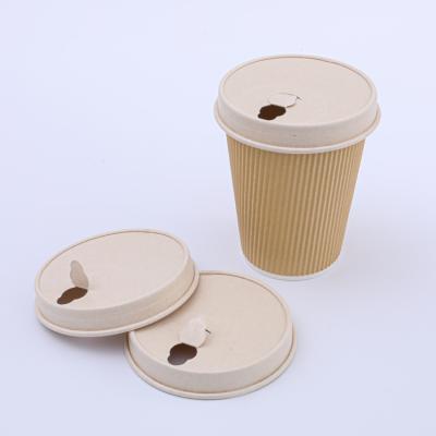 Biodegradable  paper coffee cups with lids