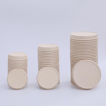 Paper lids for soup ice cream