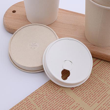 Biodegradable  paper coffee cups with lids
