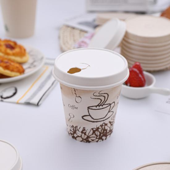 Biodegradable disposable paper cup