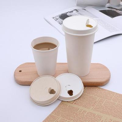  Compostable bagsse tapas de papel para vasos al por mayor