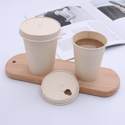 Tazas de café de papel de calidad alimentaria personalizadas con tapas