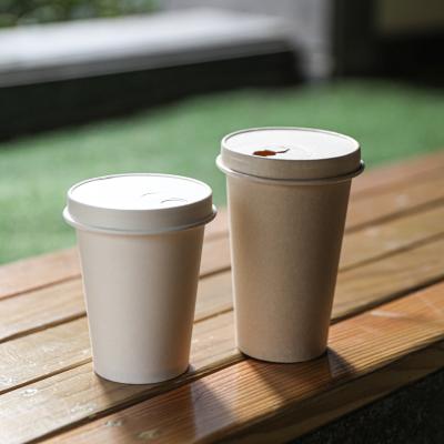 Bagasse paper cups and lids wholesale