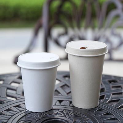 tazas y tapas de papel para cafe con PLA fábrica revestida