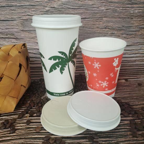 Plastic free paper cup lid supplier