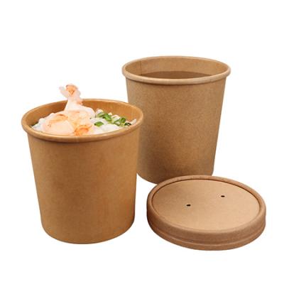 take out cup with lid for soup and ice cream