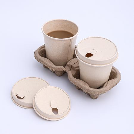 Disposable paper cups made of 100% paper