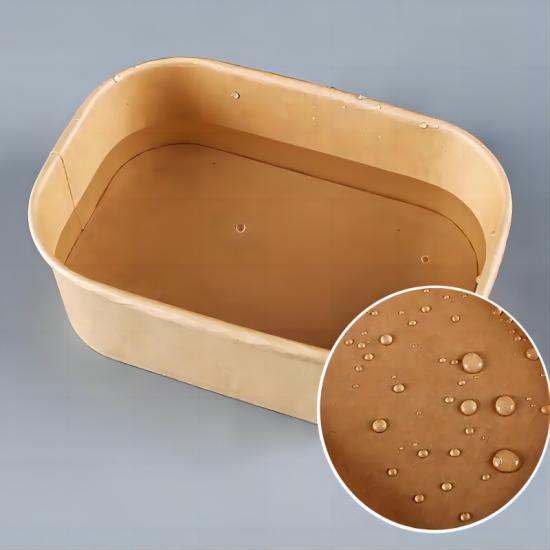 An environmentally friendly and practical disposable paper bowl