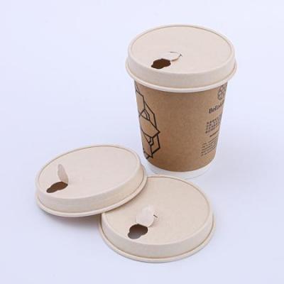 Vasos de papel de café huecos desechables de doble capa