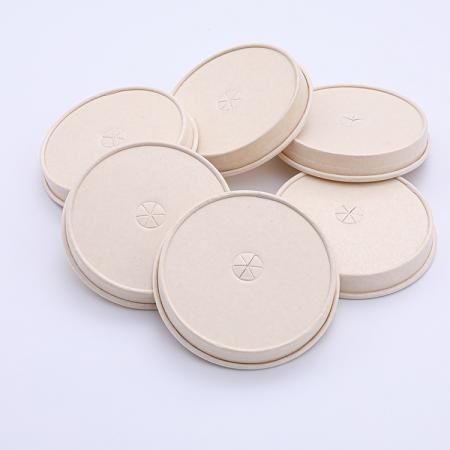Disposable eco-friendly coffee paper lid