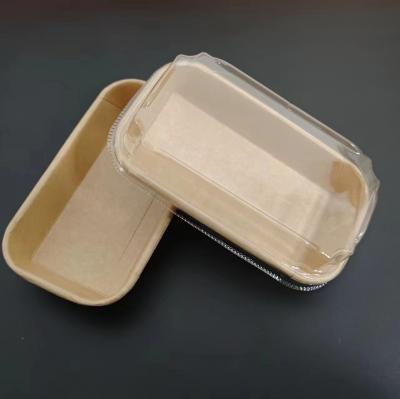 Envases reciclables vendedores calientes de la bandeja de la comida del sushi del papel de Kraft
    